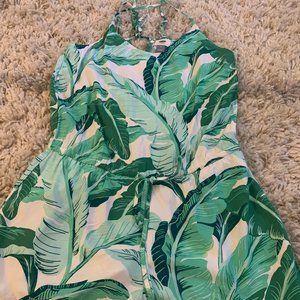 Old Navy Banana Leaf Vacay Romper